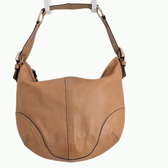 Authentic Coach 3651 Hobo Shoulder Bag in Camel Leather - Picture 5 of 5